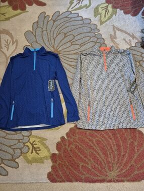 NWT Lot Of 2 Birdie Bound Long Sleeve Golf Shirts, Assorted Mens Sizes